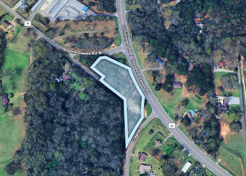 7820 Theodore Dawes Rd, Theodore, AL for sale - Aerial - Image 1 of 2