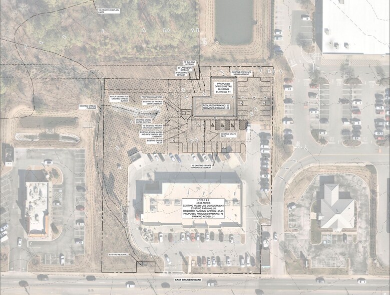 8021 E Brainerd Rd, Chattanooga, TN for lease - Site Plan - Image 2 of 2
