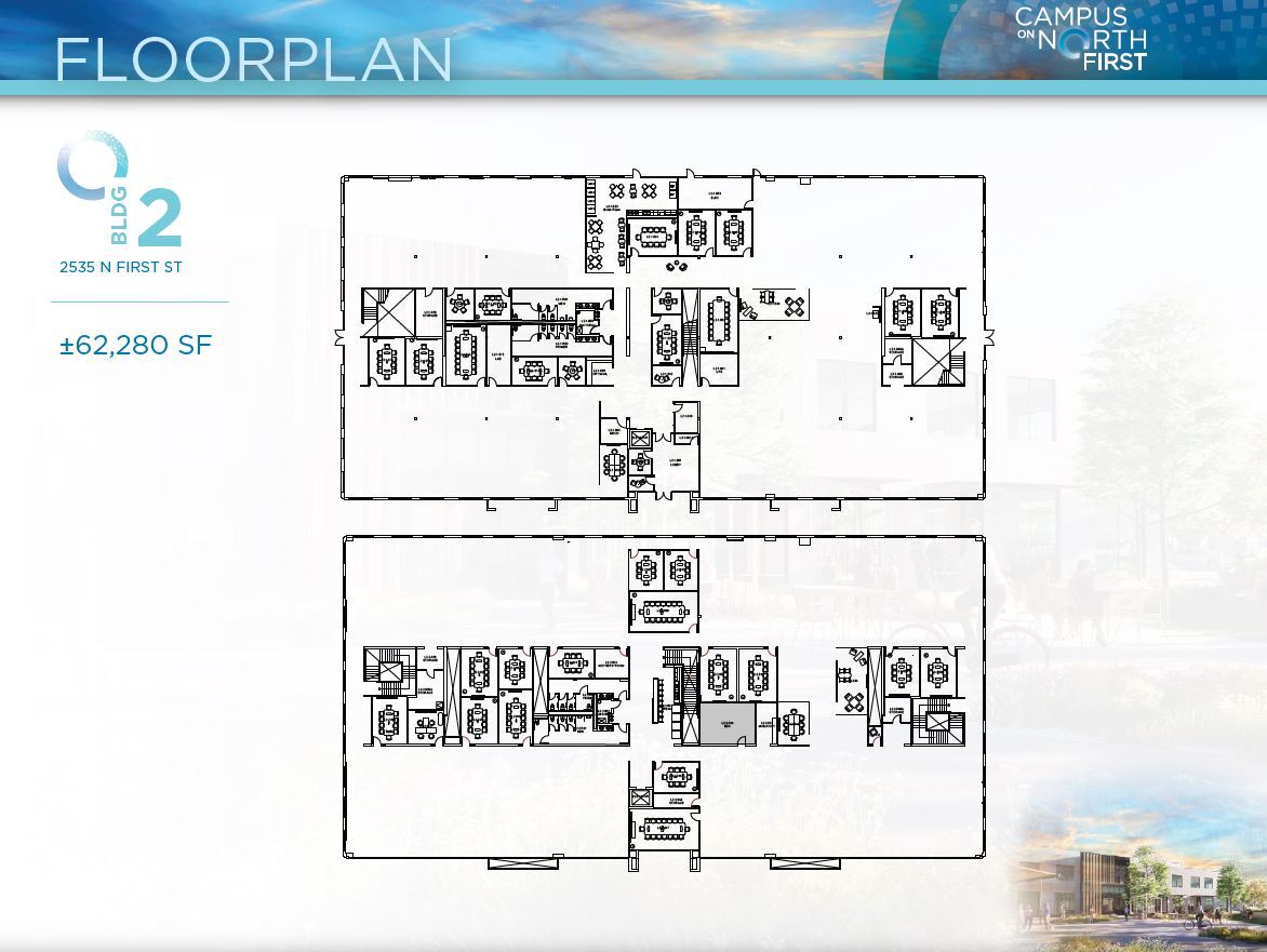 2525 N 1st St, San Jose, CA for lease Floor Plan- Image 1 of 1