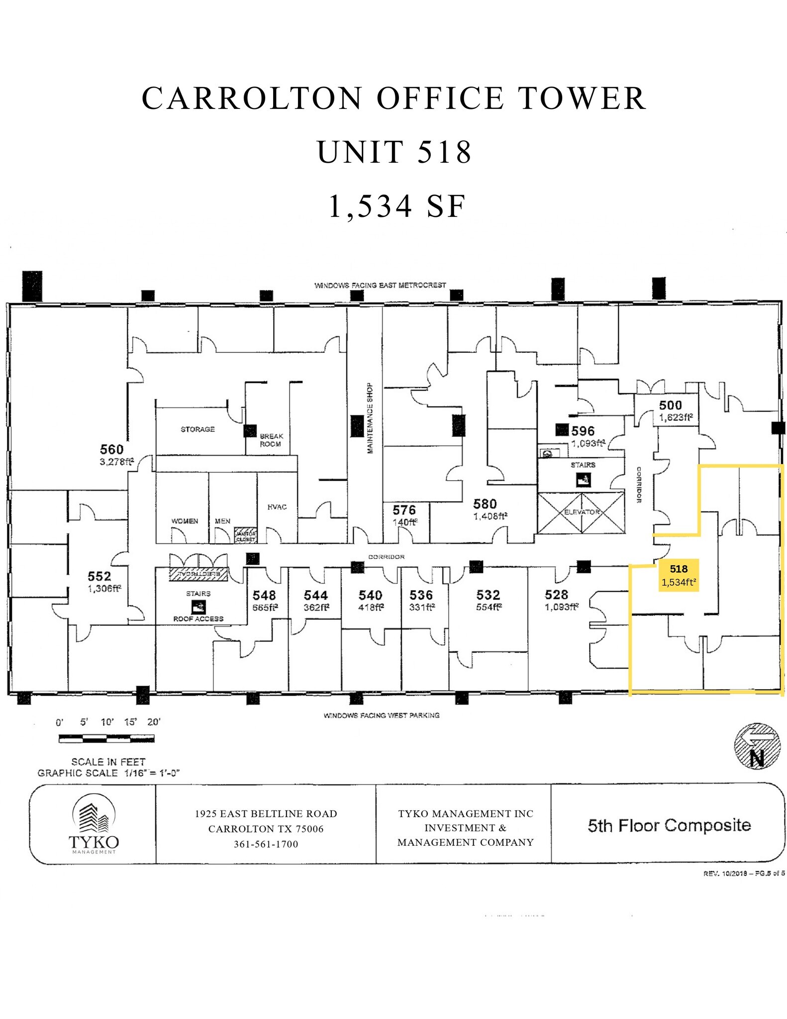 1925 E Belt Line Rd, Carrollton, TX for lease Floor Plan- Image 1 of 1