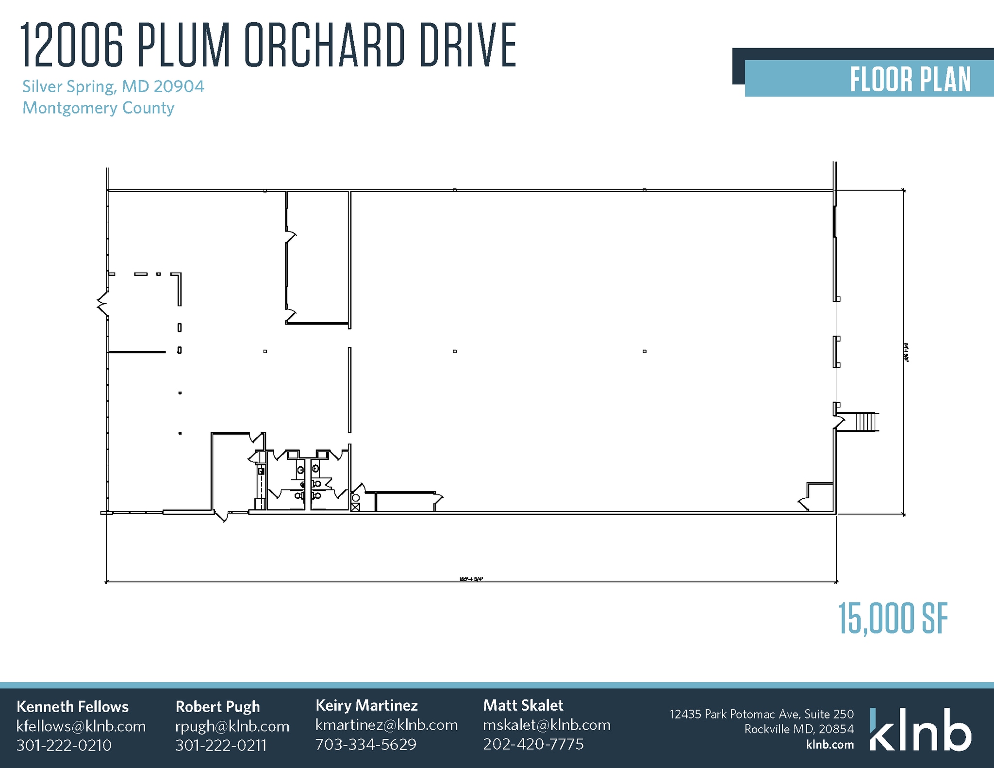 12006 Plum Orchard Dr, Silver Spring, MD for lease Floor Plan- Image 1 of 1