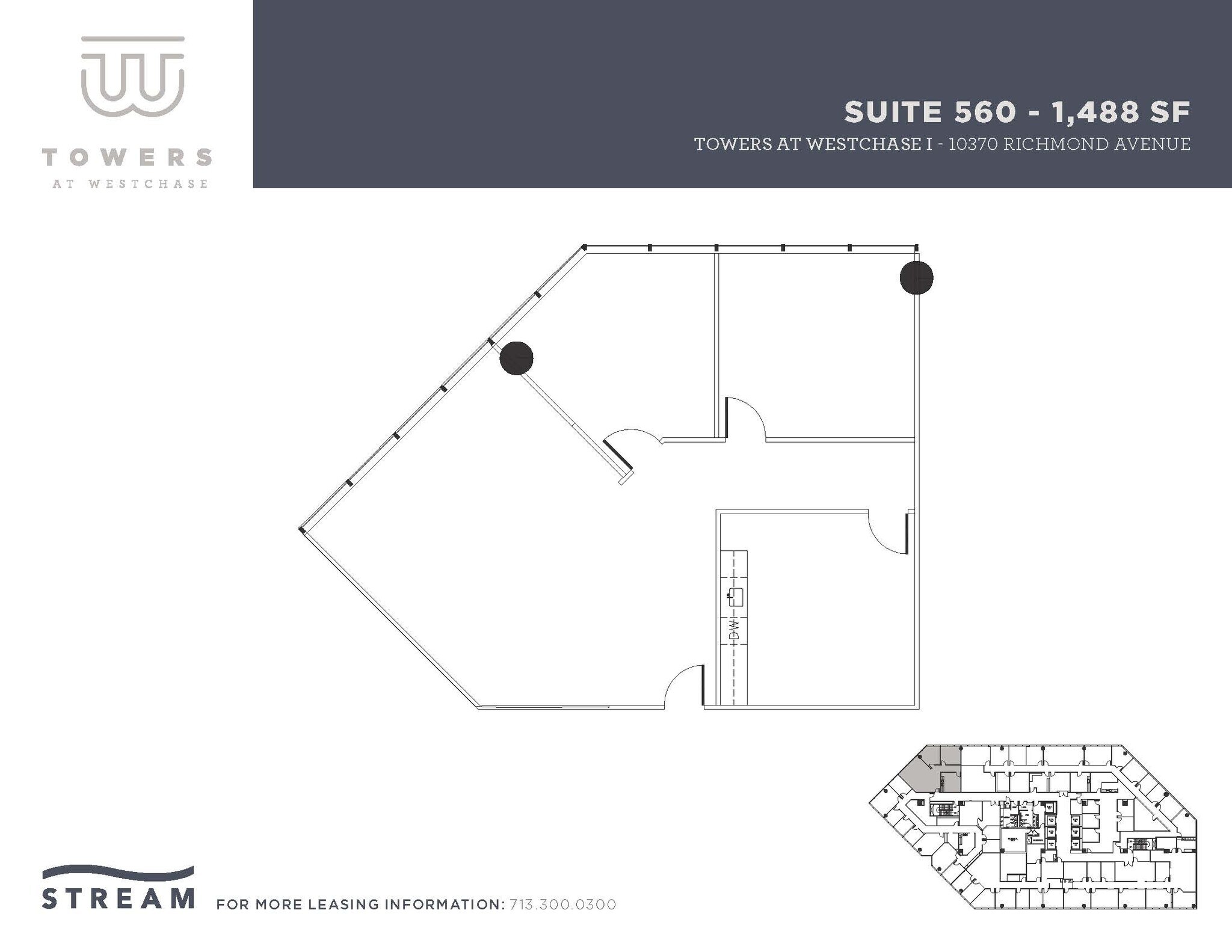 10370 Richmond Ave, Houston, TX for lease Floor Plan- Image 1 of 2