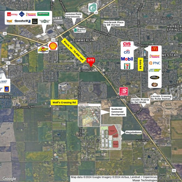 NWC Rt 30 & Treasure Dr, Oswego, IL à vendre - Photo du bâtiment - Image 2 de 3