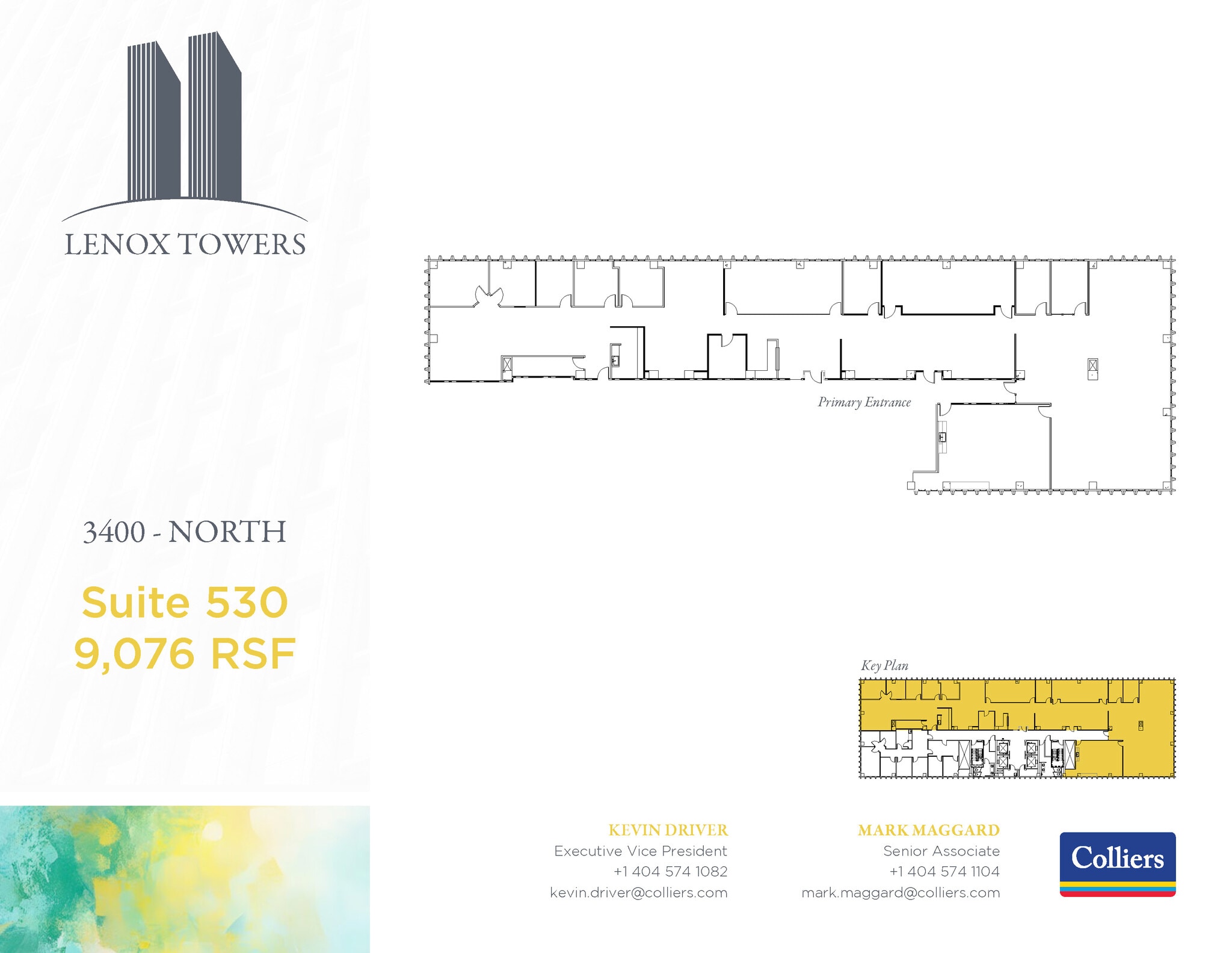 3400 Peachtree Rd NE, Atlanta, GA à louer Plan d’étage- Image 1 de 1