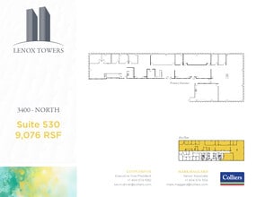 3400 Peachtree Rd NE, Atlanta, GA à louer Plan d’étage- Image 1 de 1