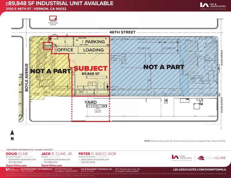 3150 E 46th St, Vernon, CA à louer - Plan de site - Image 2 de 2