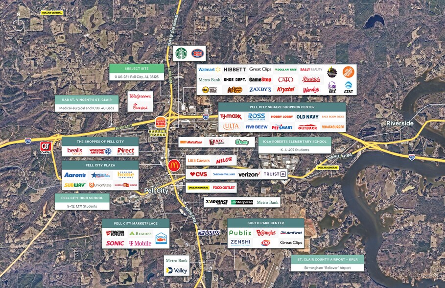 US HWY 231, Pell City, AL à louer - Photo du bâtiment - Image 2 de 2