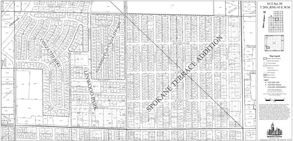 6822 N Atlantic St, Spokane, WA à vendre - Plan cadastral - Image 2 de 2