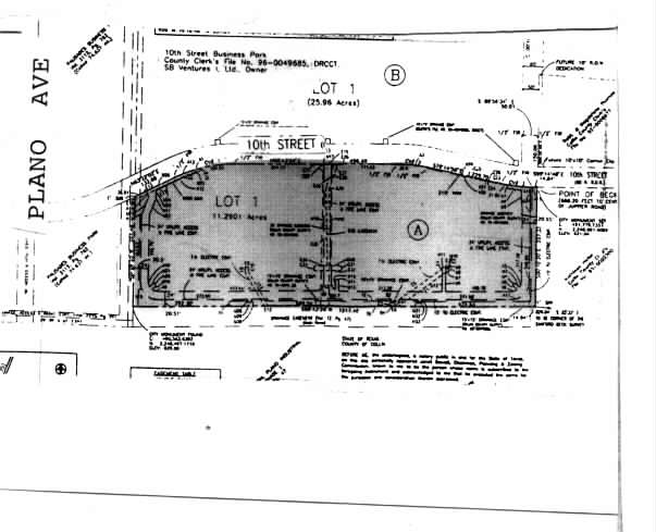 1808 10th St, Plano, TX for lease - Plat Map - Image 2 of 6