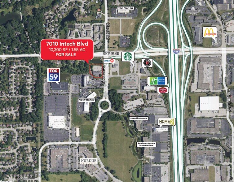 7010 Intech Blvd, Indianapolis, IN à vendre - Photo du bâtiment - Image 2 de 4