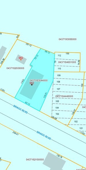 952 Bragg Blvd, Fayetteville, NC à vendre - Plan cadastral - Image 2 de 25