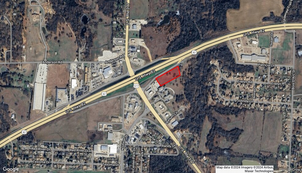 US Hwy 82 and US 377 hwy, Whitesboro, TX for sale - Building Photo - Image 2 of 4