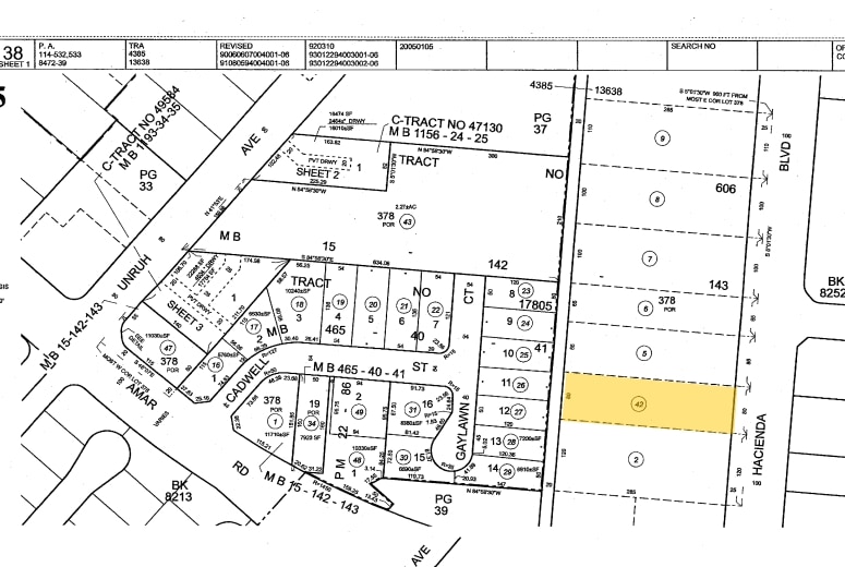 1027 N Hacienda Blvd, La Puente, CA for sale Plat Map- Image 1 of 22