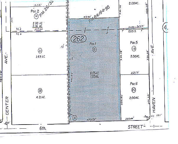 10404 6th St, Rancho Cucamonga, CA à louer - Plan cadastral - Image 3 de 5