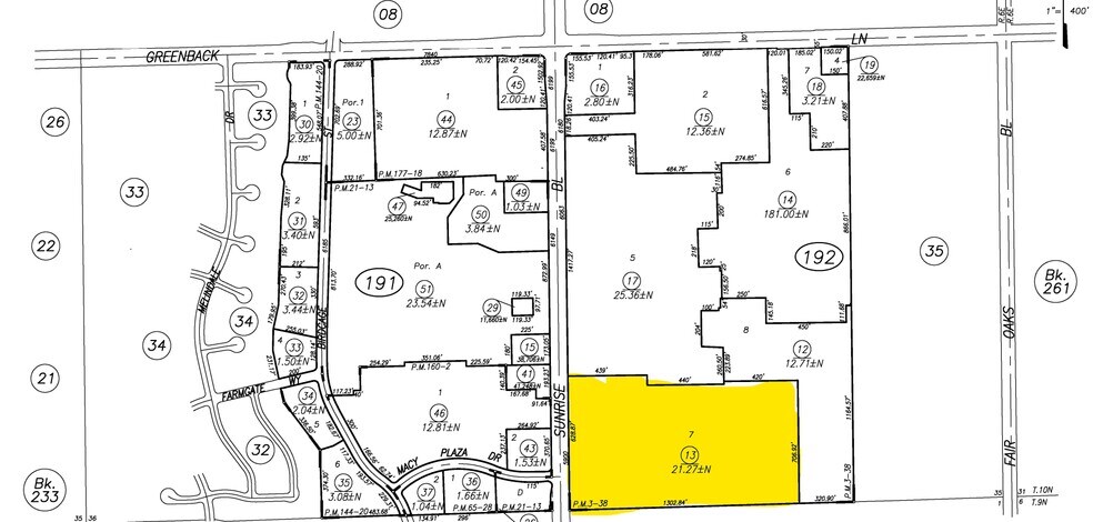 5900 Sunrise Mall, Citrus Heights, CA à vendre - Plan cadastral - Image 3 de 17