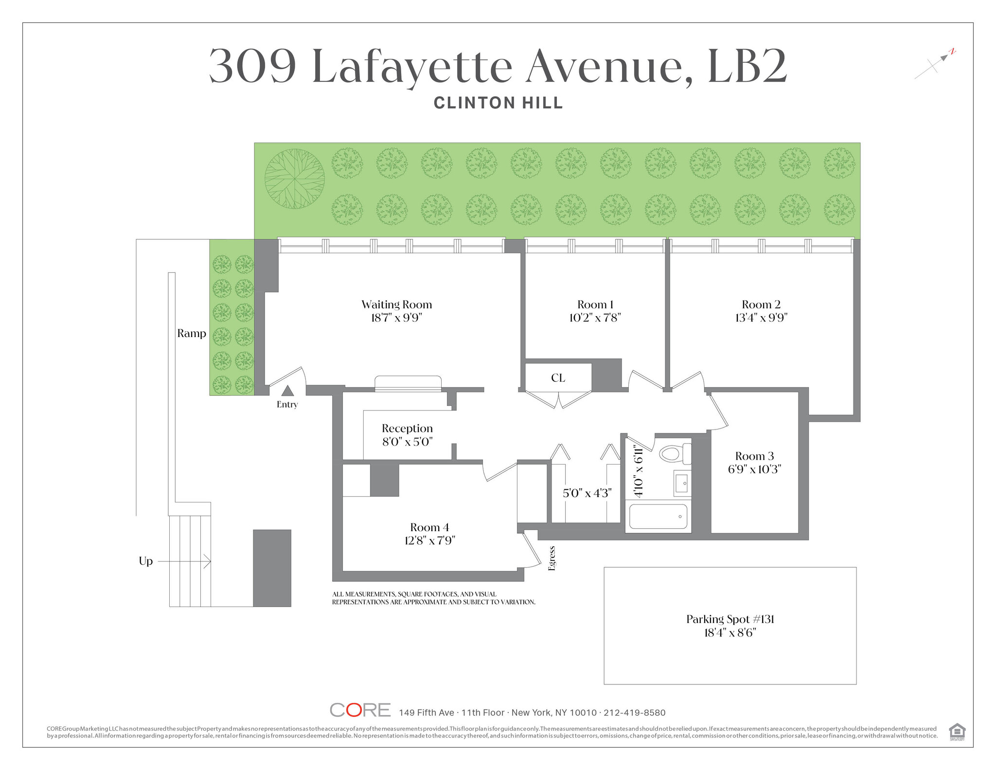 309 Lafayette Ave, Brooklyn, NY for lease Floor Plan- Image 1 of 8