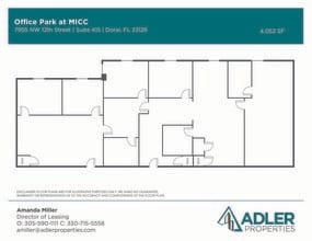 1200 NW 78th Ave, Doral, FL à louer Plan d’étage- Image 1 de 1