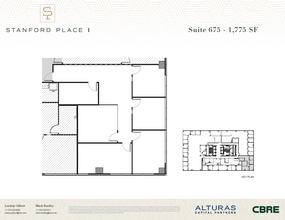8055 E Tufts Ave, Denver, CO à louer Plan d’étage- Image 1 de 1