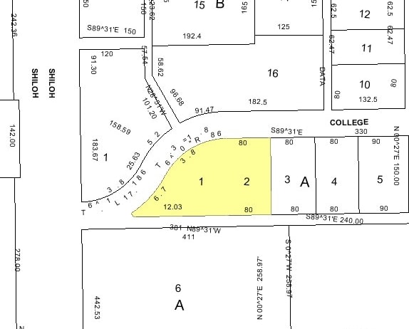 2418 College Ave, Garland, TX à louer - Plan cadastral - Image 2 de 28