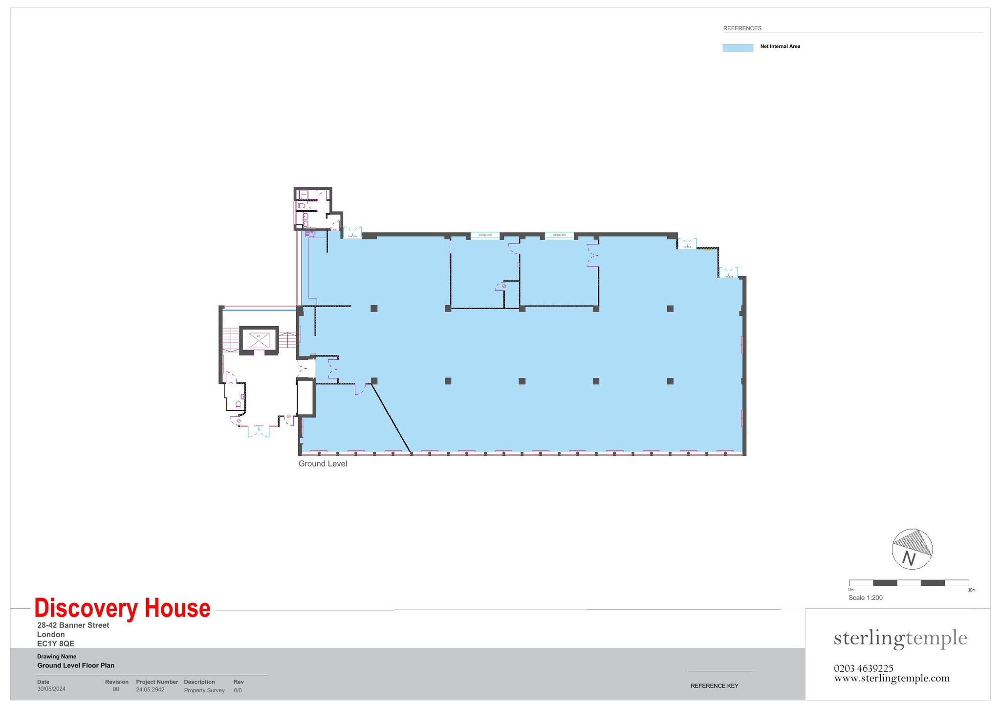 28-42 Banner St, London for lease Floor Plan- Image 1 of 3