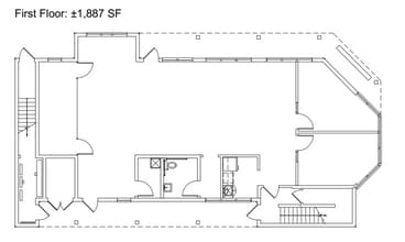 811-815 El Camino Real, Menlo Park, CA à louer Plan d’étage- Image 1 de 1