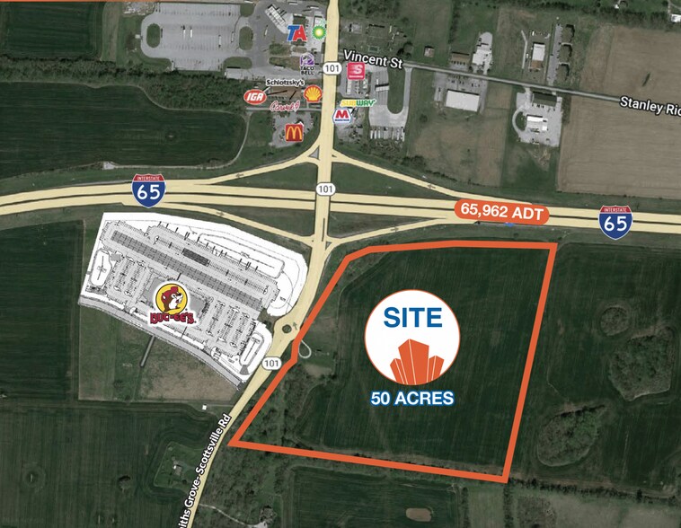 4004 Smiths Grove Scottsville Rd, Smiths Grove, KY à vendre - Aérien - Image 3 de 4