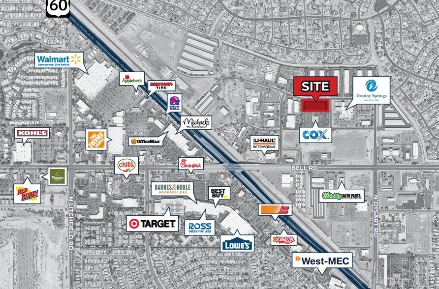 13263 W Foxfire Dr, Surprise, AZ à vendre - Aérien - Image 3 de 4