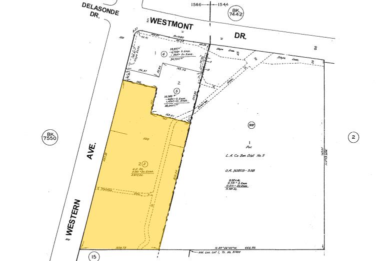 28350-28358 S Western Ave, Rancho Palos Verdes, CA for lease - Plat Map - Image 2 of 4