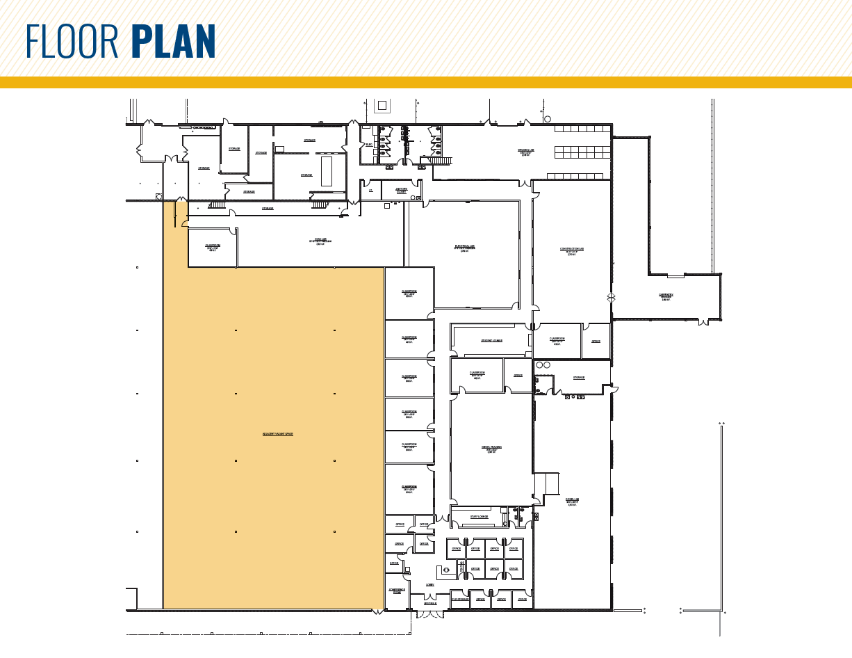 5730-5760 Wabash Ave, Baltimore, MD à louer Plan d  tage- Image 1 de 1