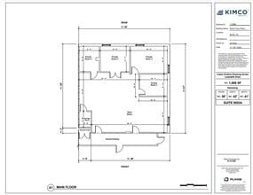 9568-9598 Old Keene Mill Rd, Burke, VA à louer Plan d’étage- Image 1 de 1