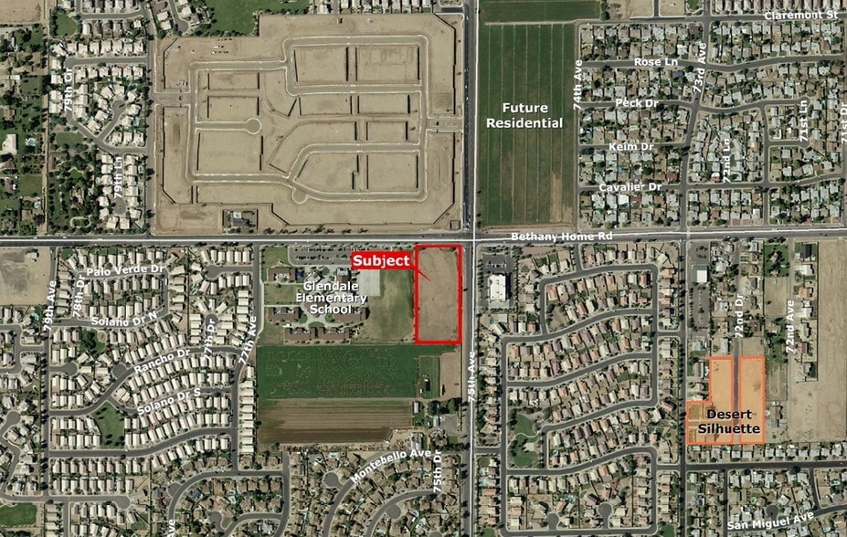 W Bethany Home Rd, Glendale, AZ for lease - Plat Map - Image 2 of 6
