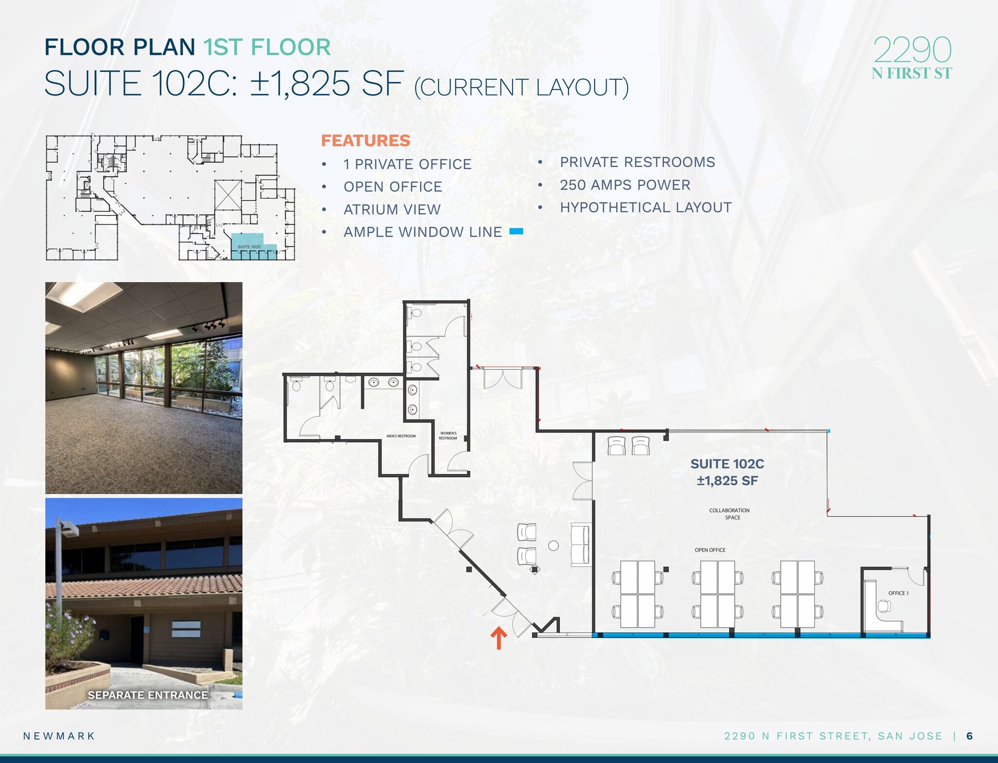 2290 N 1st St, San Jose, CA for lease Floor Plan- Image 1 of 1