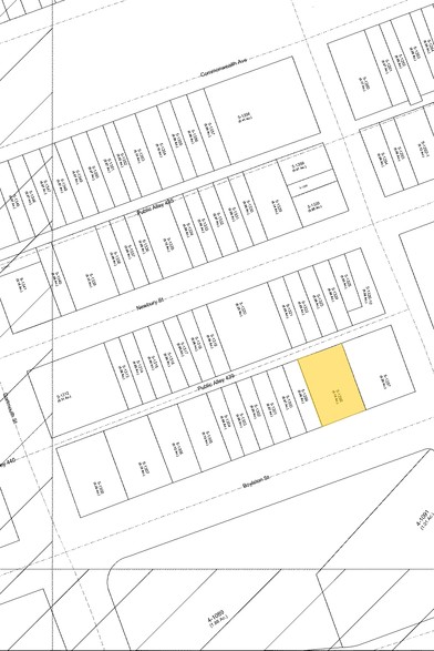 545 Boylston St, Boston, MA à louer - Plan cadastral - Image 2 de 22