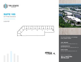 300 Tri State International, Lincolnshire, IL à louer Plan d’étage- Image 1 de 1