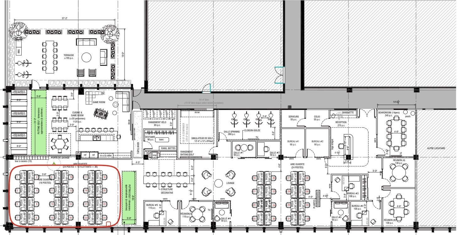 9300-9340 Boul Saint-Laurent, Montréal, QC à louer Plan d’étage- Image 1 de 5
