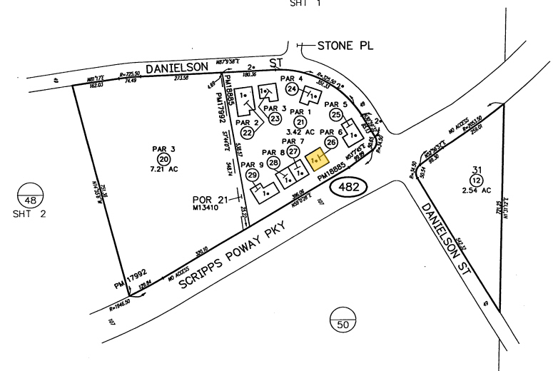 14269 Danielson St, Poway, CA for lease - Plat Map - Image 3 of 3