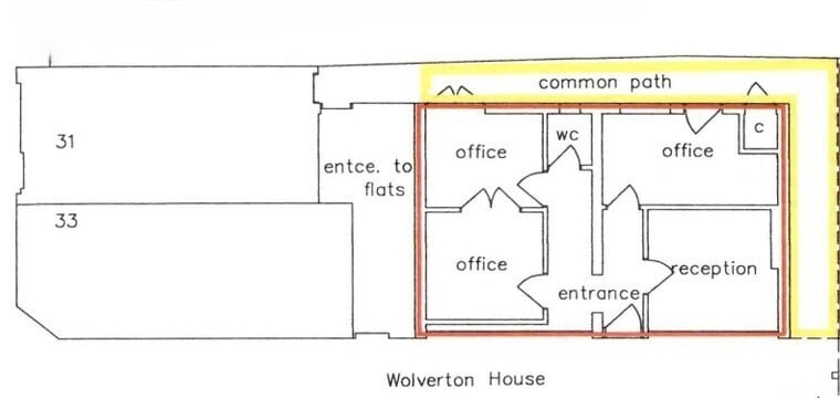 1 - 2 Wolverton Avenue, Kingston Upon Thames à louer - Plan d’étage - Image 2 de 4