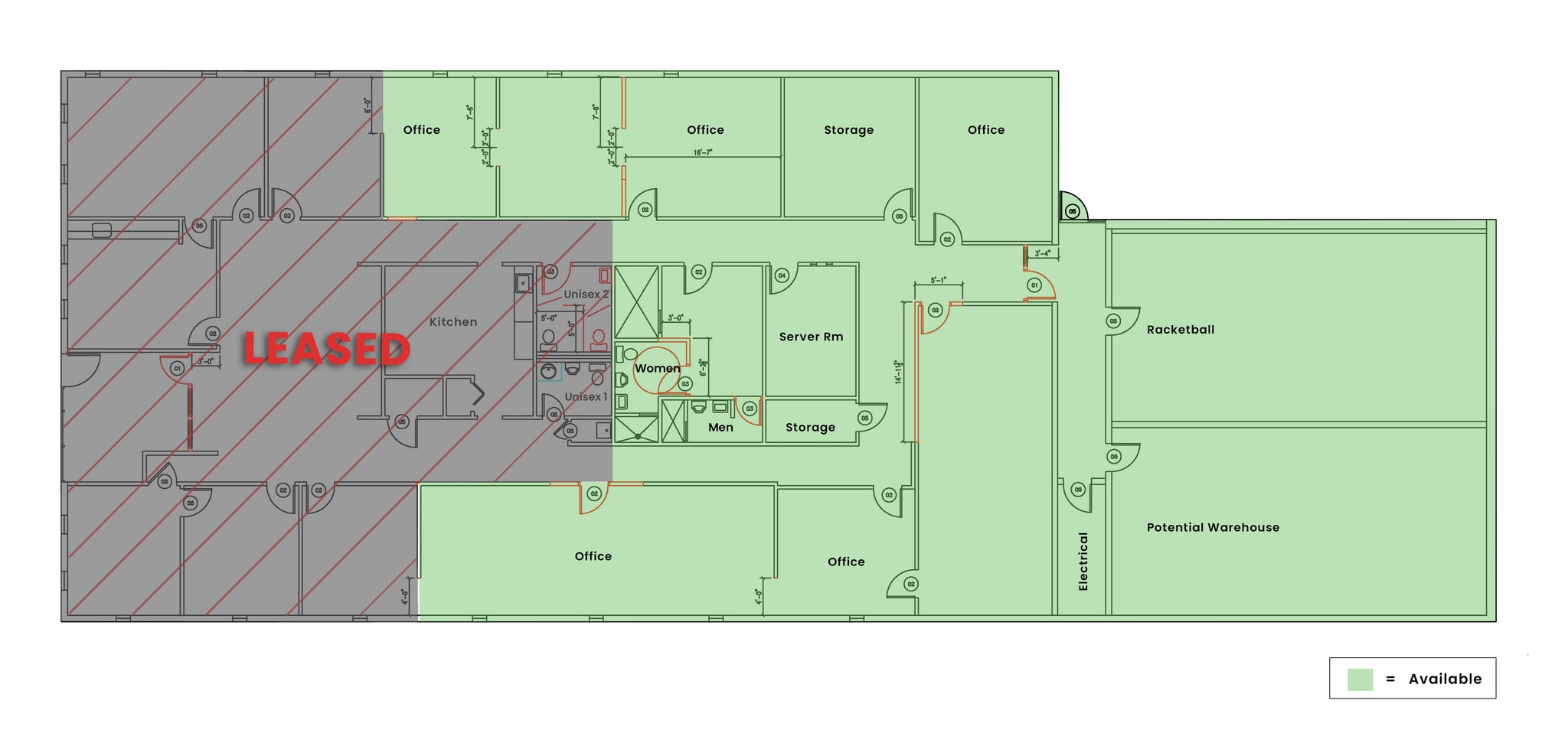 5700 Logan St, Denver, CO for lease Floor Plan- Image 1 of 1