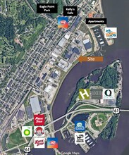 2460 Kerper Blvd, Dubuque, IA - Aérien Vue de la carte