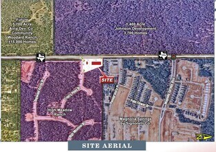 FM-1486 & Trinity Pines Drive, Montgomery, TX - Aérien  Vue de la carte