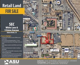 More details for 2410 Union Avenue & 23 E White Lane, Bakersfield, CA - Land for Sale