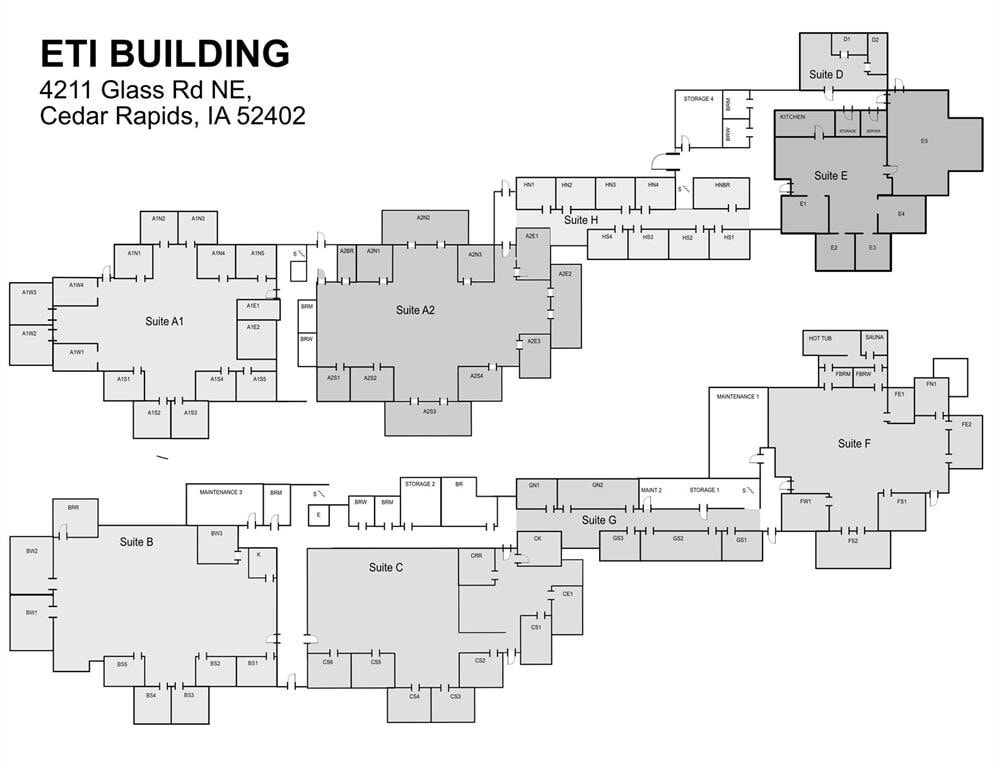 4211 Glass Rd NE, Cedar Rapids, IA for lease Floor Plan- Image 1 of 1