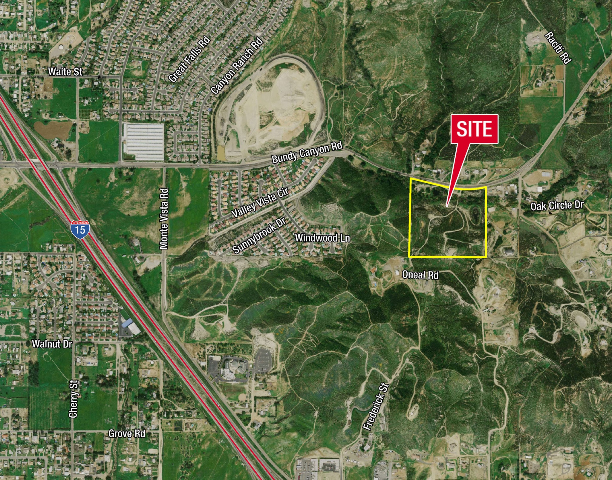 23263 Bundy Canyon Rd, Wildomar, CA for sale Aerial- Image 1 of 7