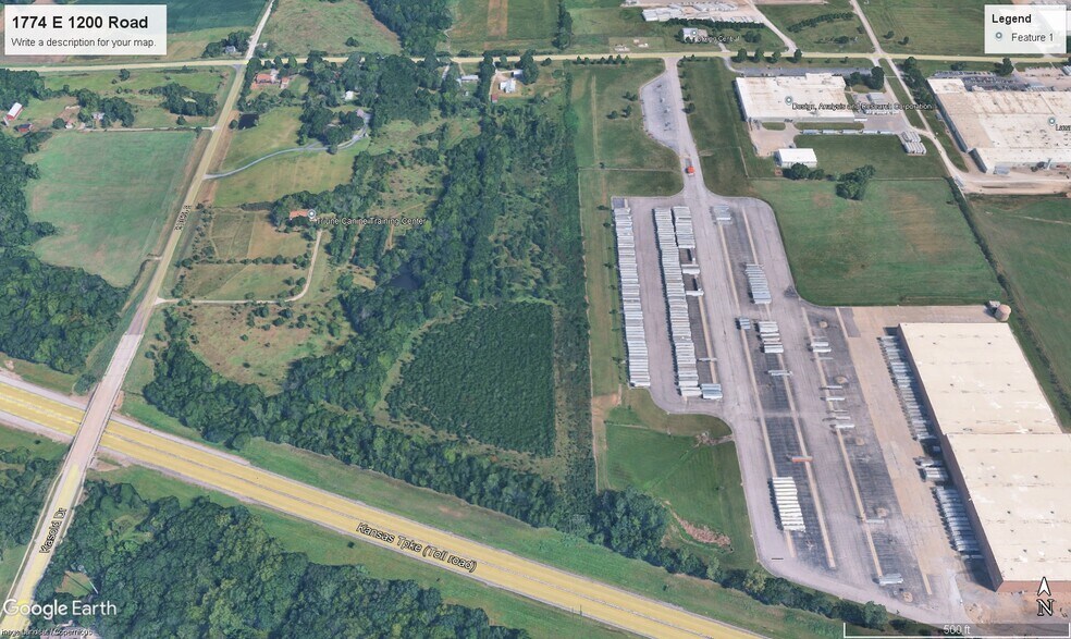1774 E 1200 Rd, Lawrence, KS for sale - Aerial - Image 2 of 6
