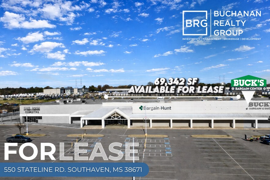 550 Stateline Rd W, Southaven, MS à louer - Photo du bâtiment - Image 2 de 5