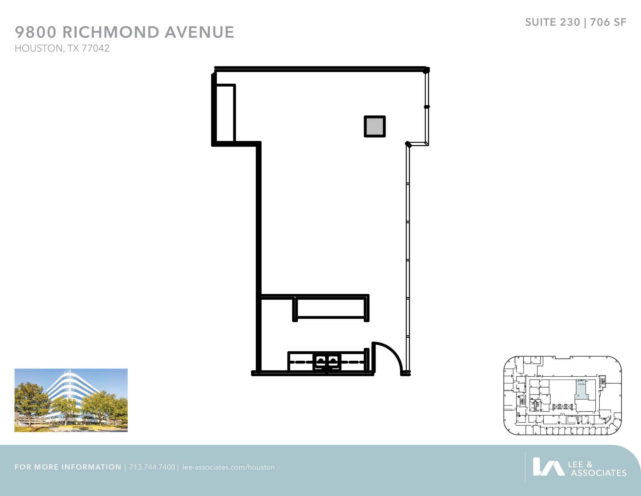 9800 Richmond Ave, Houston, TX for lease Floor Plan- Image 1 of 2