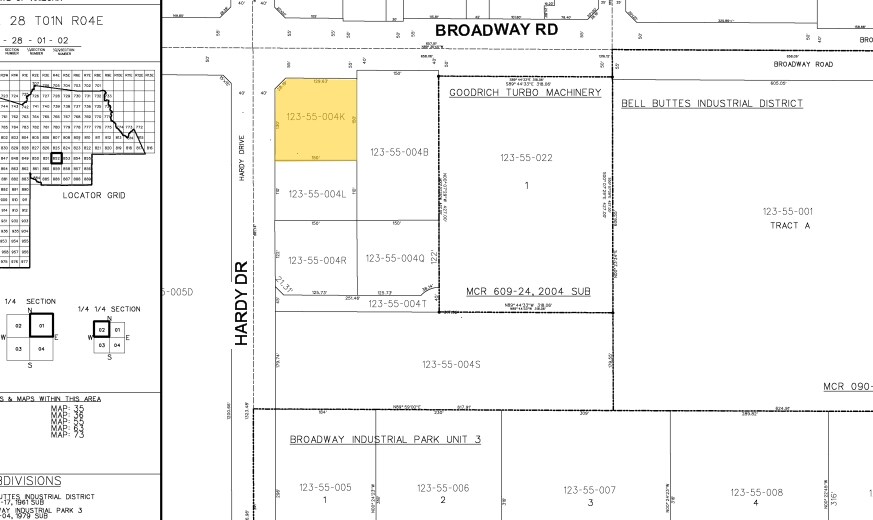 833 W Broadway Rd, Tempe, AZ à vendre - Plan cadastral - Image 3 de 7