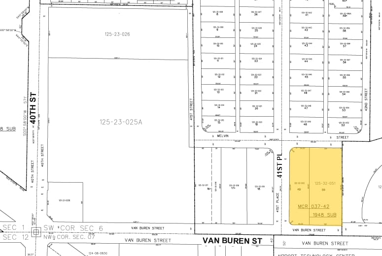 4130 E Van Buren St, Phoenix, AZ à louer - Plan cadastral - Image 2 de 15
