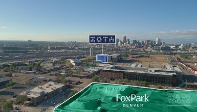 500 W 41st Ave, Denver, CO - Aerial  map view