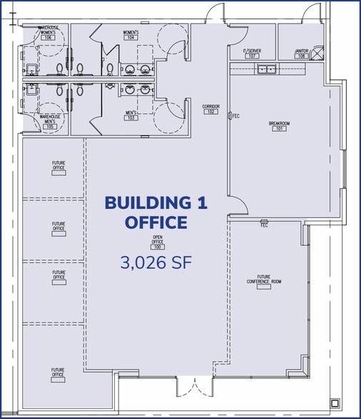 2801 Gateway Dr, Irving, TX for lease - Floor Plan - Image 3 of 4